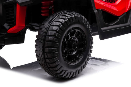 Batteribil 4x4 för barn röd 38 kg