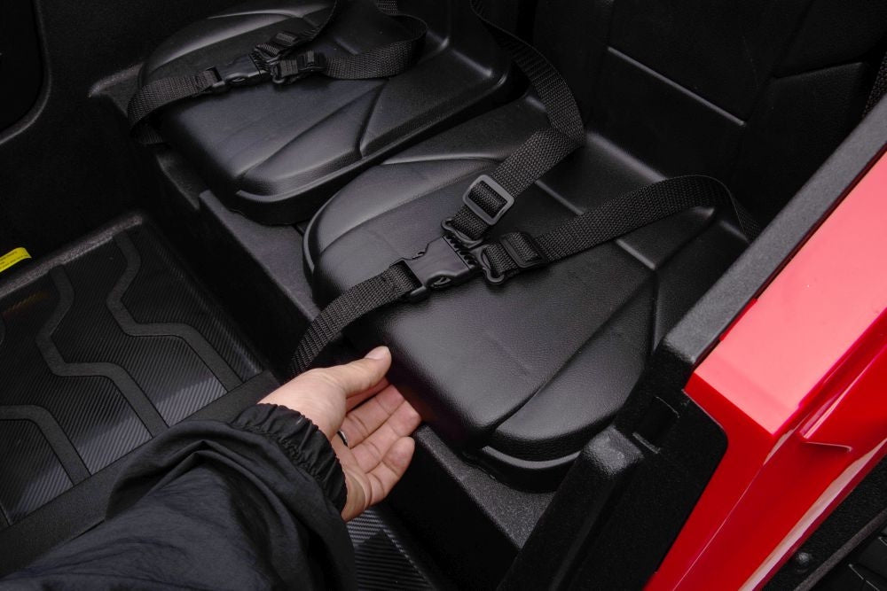 Batteribil 4x4 för barn röd 38 kg
