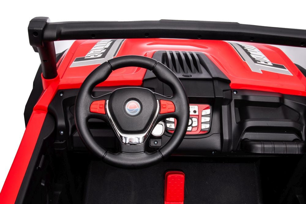 Batteribil 4x4 för barn röd 38 kg