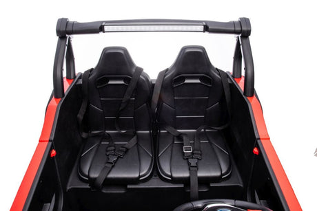 Batteribil 4x4 för barn röd 38 kg