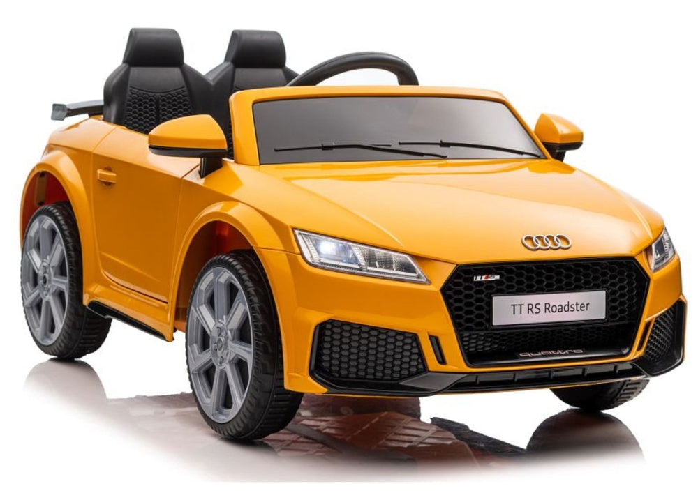 Batteribil Audi TTRS för barn gul 103 cm