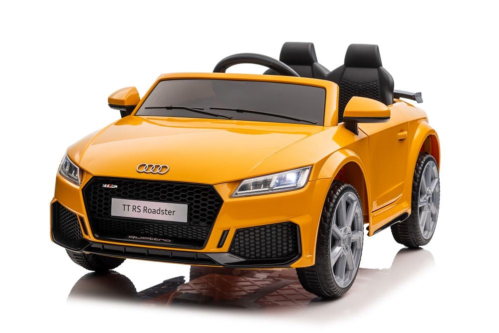 Batteribil Audi TTRS för barn gul 103 cm