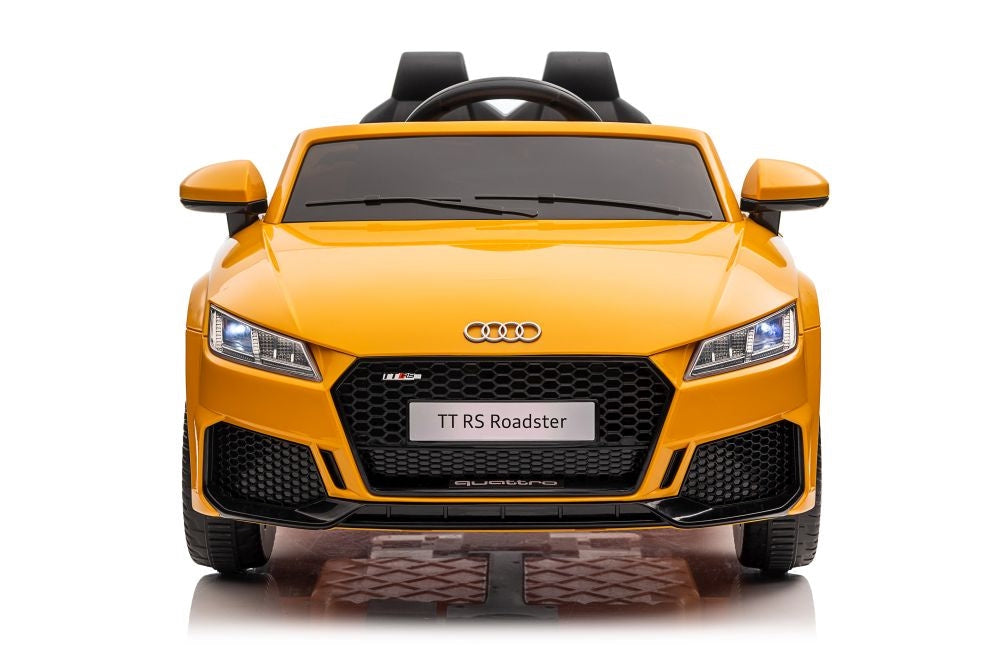 Batteribil Audi TTRS för barn gul 103 cm