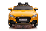 Batteribil Audi TTRS för barn gul 103 cm