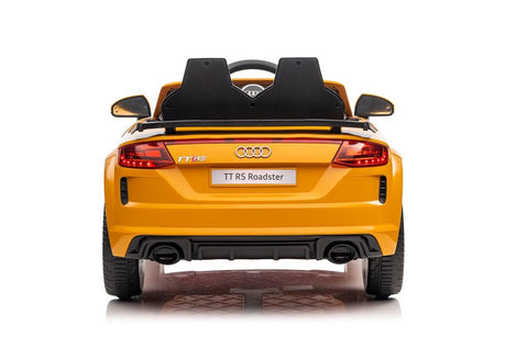 Batteribil Audi TTRS för barn gul 103 cm