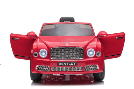 Batteribil Bentley Mulsanne röd elbil för barn