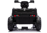 Batteridriven ATV fyrhjuling 24V 6-hjul 4x4 med släp grön
