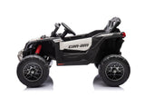 Batteridriven buggy Can-Am DK-CA003 vit för barn