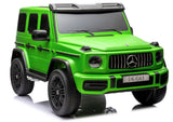 Batteridriven elbil Mercedes G63 XXL 4x4 för barn grön