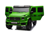 Batteridriven elbil Mercedes G63 XXL 4x4 för barn grön