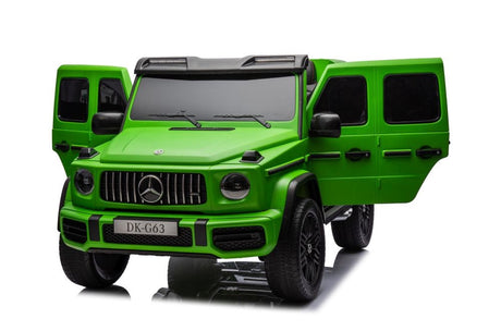 Batteridriven elbil Mercedes G63 XXL 4x4 för barn grön