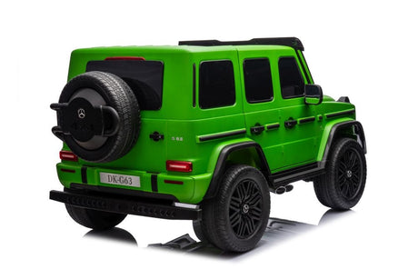 Batteridriven elbil Mercedes G63 XXL 4x4 för barn grön