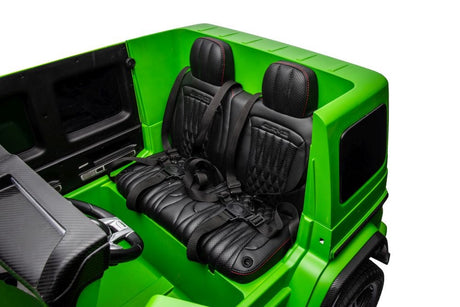 Batteridriven elbil Mercedes G63 XXL 4x4 för barn grön