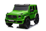 Batteridriven elbil Mercedes G63 XXL 4x4 för barn grön