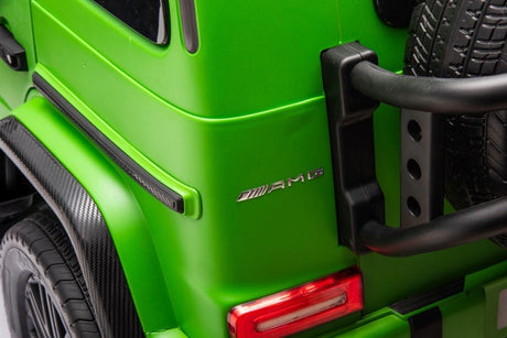 Batteridriven elbil Mercedes G63 XXL 4x4 för barn grön