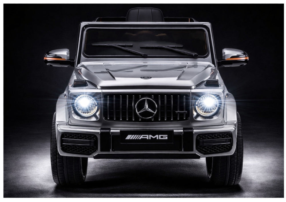 Batteridriven elbil för barn Mercedes AMG G 63 silver