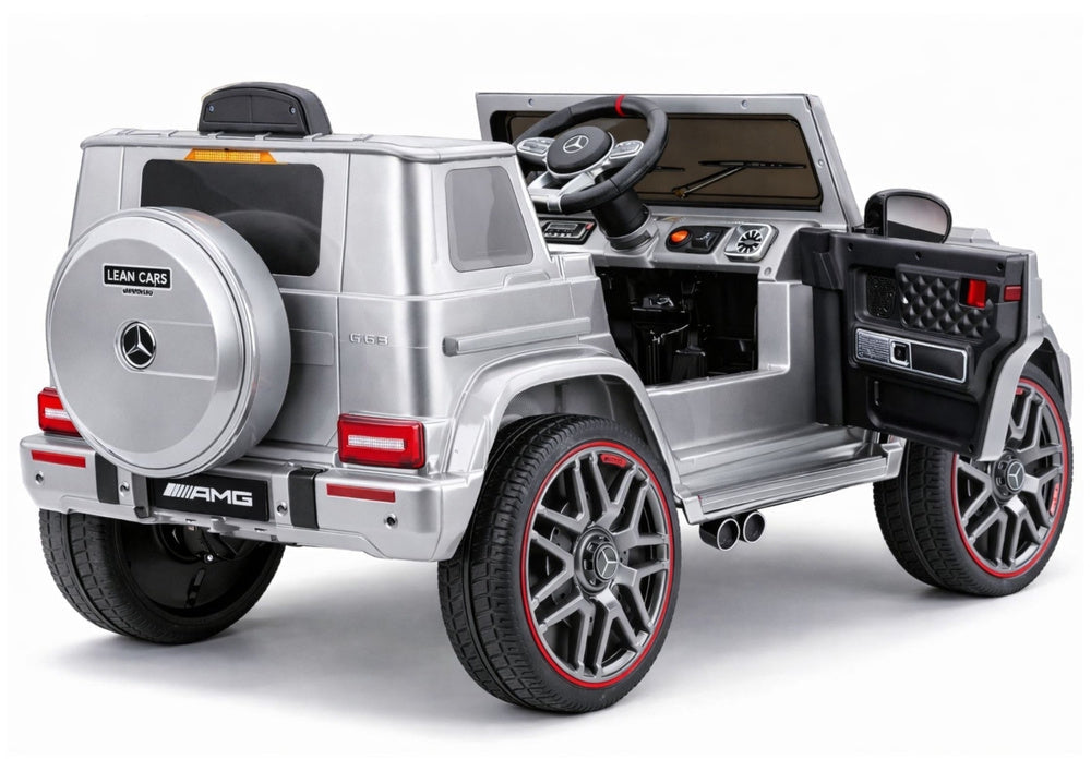 Batteridriven elbil för barn Mercedes AMG G 63 silver