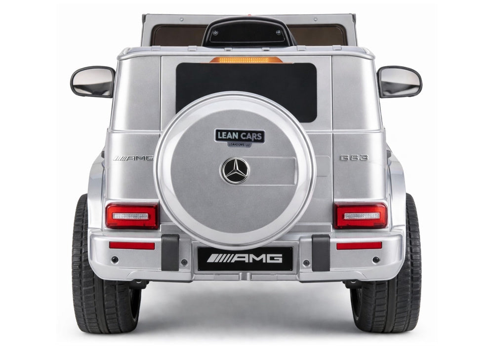 Batteridriven elbil för barn Mercedes AMG G 63 silver