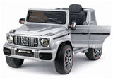 Batteridriven elbil för barn Mercedes AMG G 63 silver