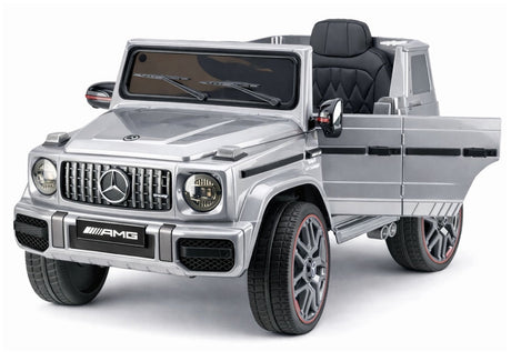 Batteridriven elbil för barn Mercedes AMG G 63 silver