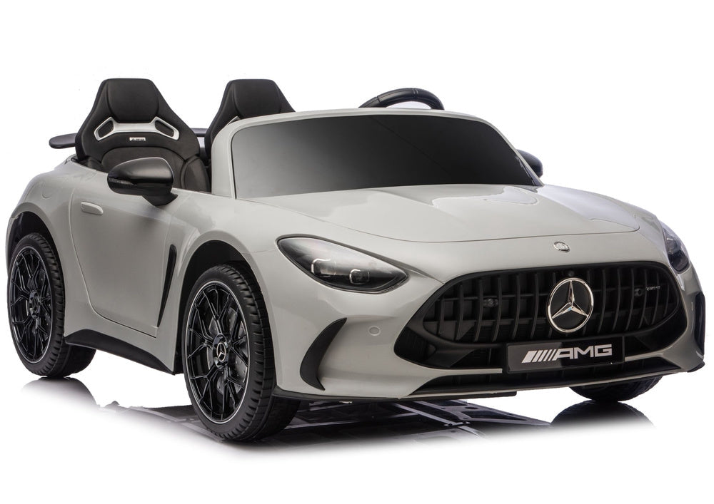 Batteridriven elbil för barn Mercedes GT63 AMG 24V ljusgrå