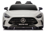 Batteridriven elbil för barn Mercedes GT63 AMG 24V ljusgrå