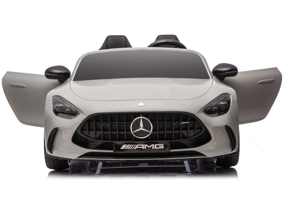 Batteridriven elbil för barn Mercedes GT63 AMG 24V ljusgrå