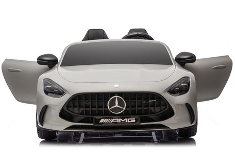Batteridriven elbil för barn Mercedes GT63 AMG 24V ljusgrå