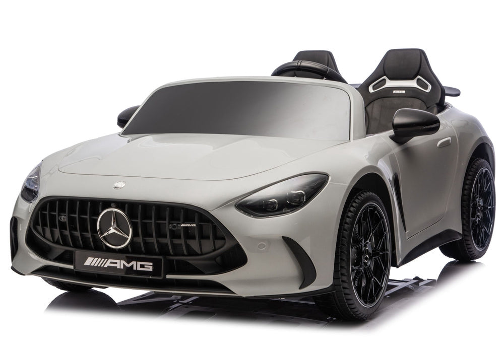 Batteridriven elbil för barn Mercedes GT63 AMG 24V ljusgrå