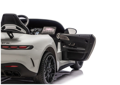 Batteridriven elbil för barn Mercedes GT63 AMG 24V ljusgrå