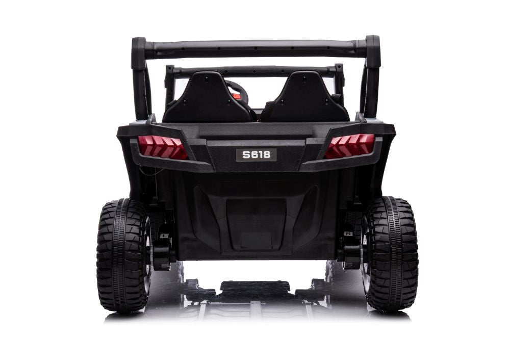 Batteridriven elbil för barn S618 grå