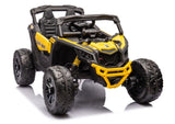 Batteridriven elbuggy för barn Can-Am DK-CA003 gul 118 cm