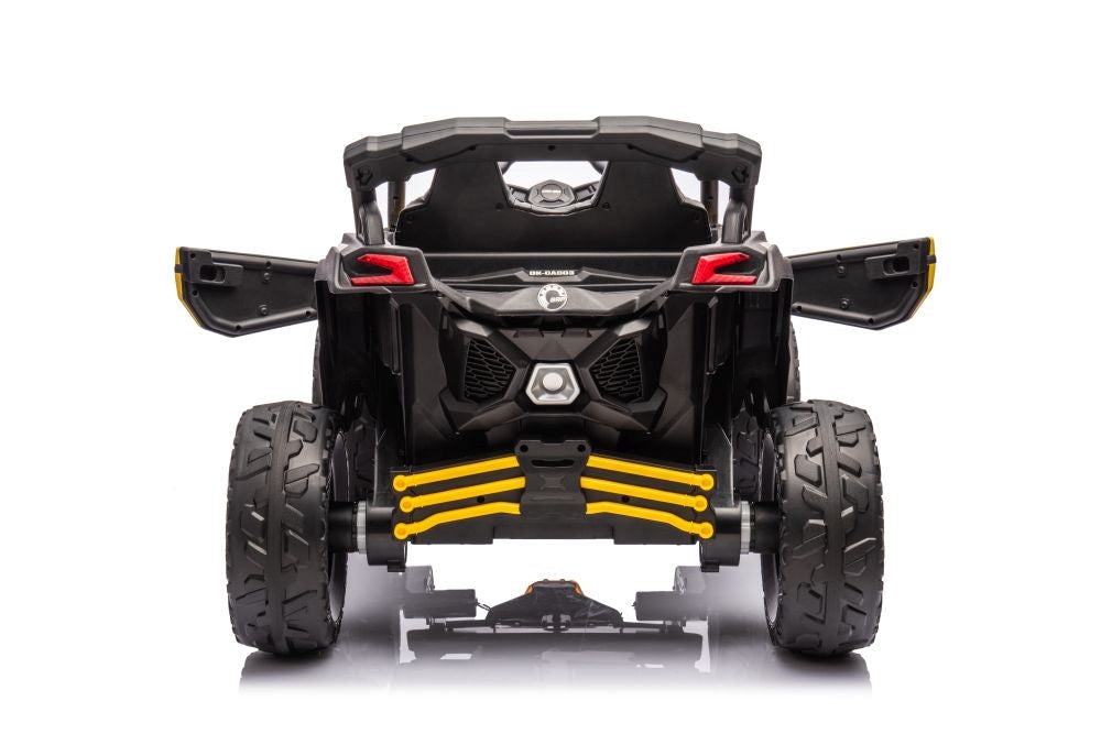 Batteridriven elbuggy för barn Can-Am DK-CA003 gul 118 cm