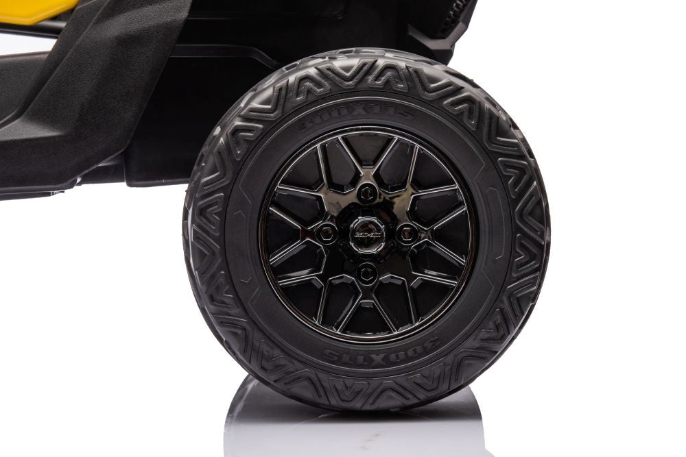 Batteridriven elbuggy för barn Can-Am DK-CA003 gul 118 cm