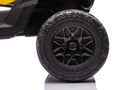 Batteridriven elbuggy för barn Can-Am DK-CA003 gul 118 cm
