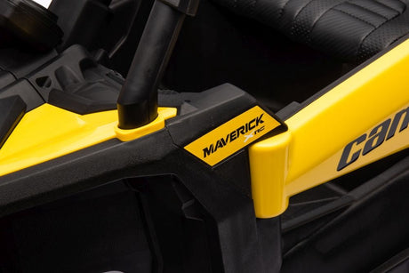 Batteridriven elbuggy för barn Can-Am DK-CA003 gul 118 cm