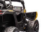 Batteridriven elbuggy för barn Can-Am DK-CA003 gul 118 cm