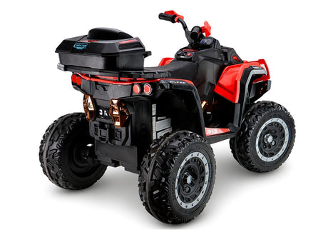 Batteridriven fyrhjuling för barn 4x4 XW-08 röd