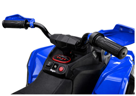 Batteridriven fyrhjuling för barn blå 45W motor