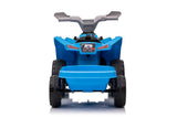 Batteridriven fyrhjuling för barn med släp, blå (XMX630T)
