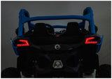Batteridriven åkbil CAN-AM Maverick Turbo RR Strong Air blå