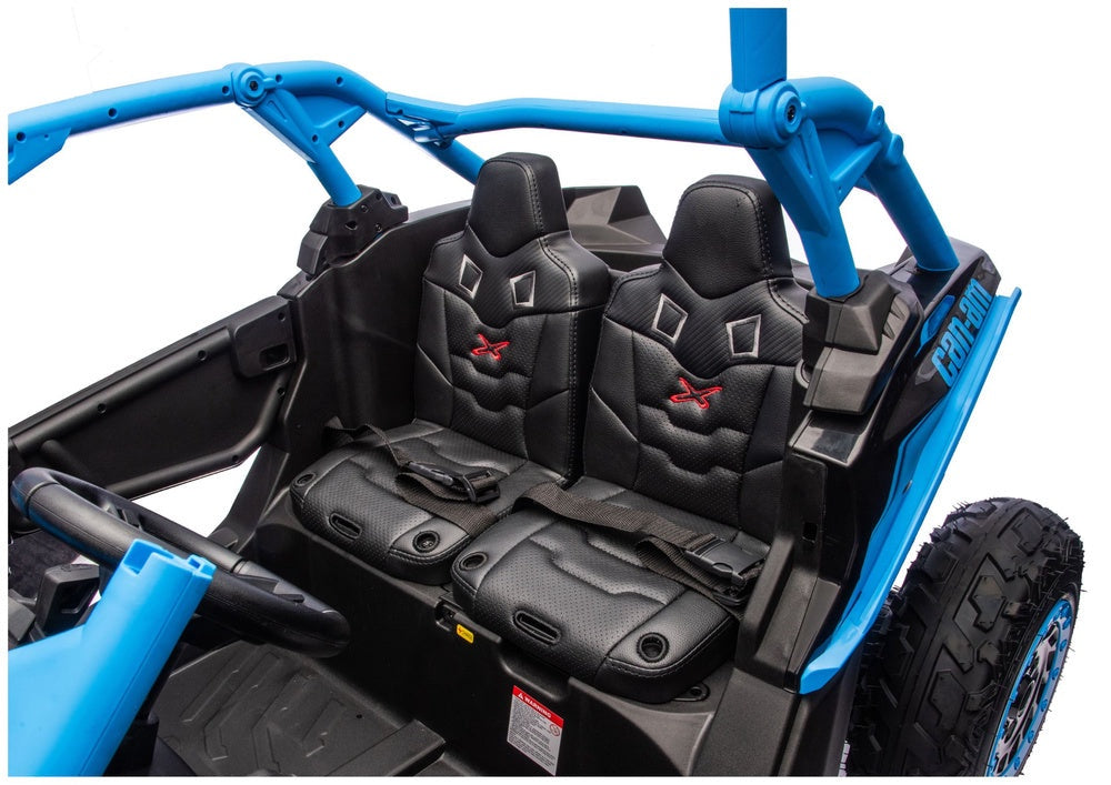 Batteridriven åkbil CAN-AM Maverick Turbo RR Strong Air blå