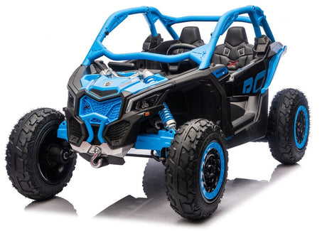 Batteridriven åkbil CAN-AM Maverick Turbo RR Strong Air blå