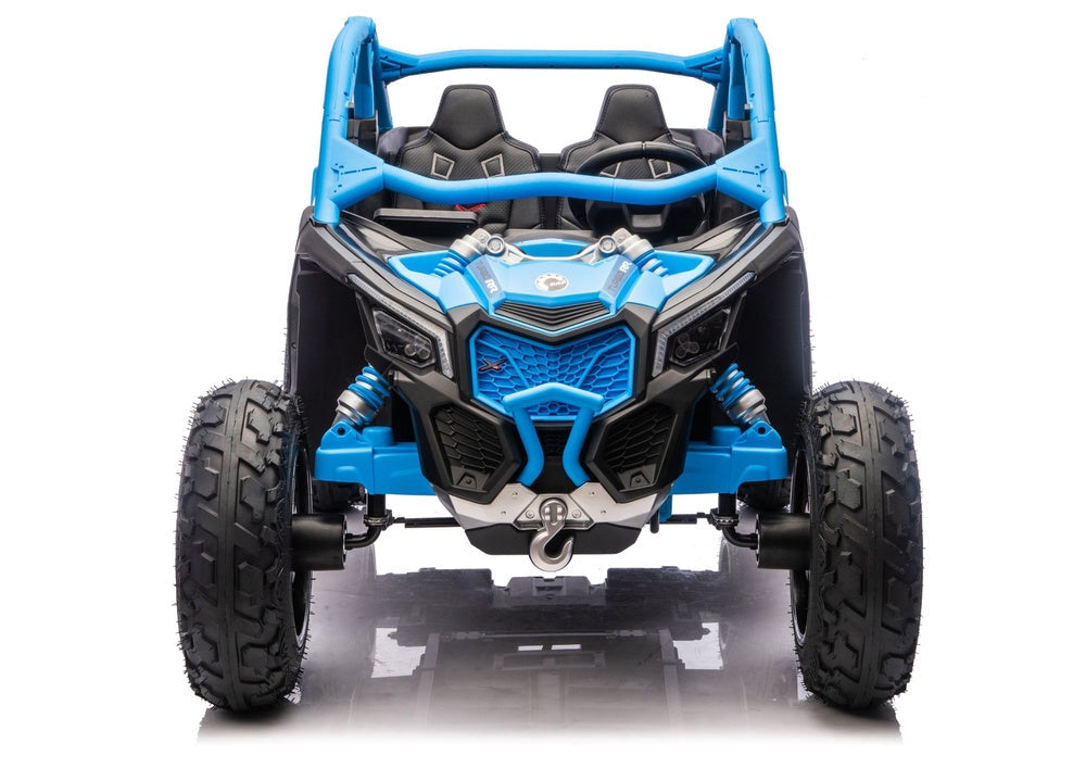 Batteridriven åkbil CAN-AM Maverick Turbo RR Strong Air blå