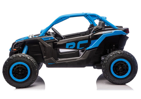 Batteridriven åkbil CAN-AM Maverick Turbo RR Strong Air blå