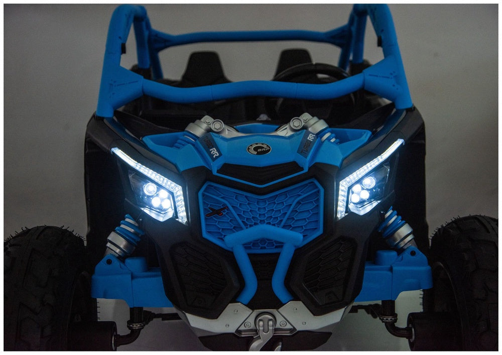 Batteridriven åkbil CAN-AM Maverick Turbo RR Strong Air blå