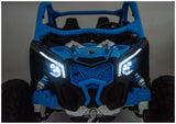 Batteridriven åkbil CAN-AM Maverick Turbo RR Strong Air blå