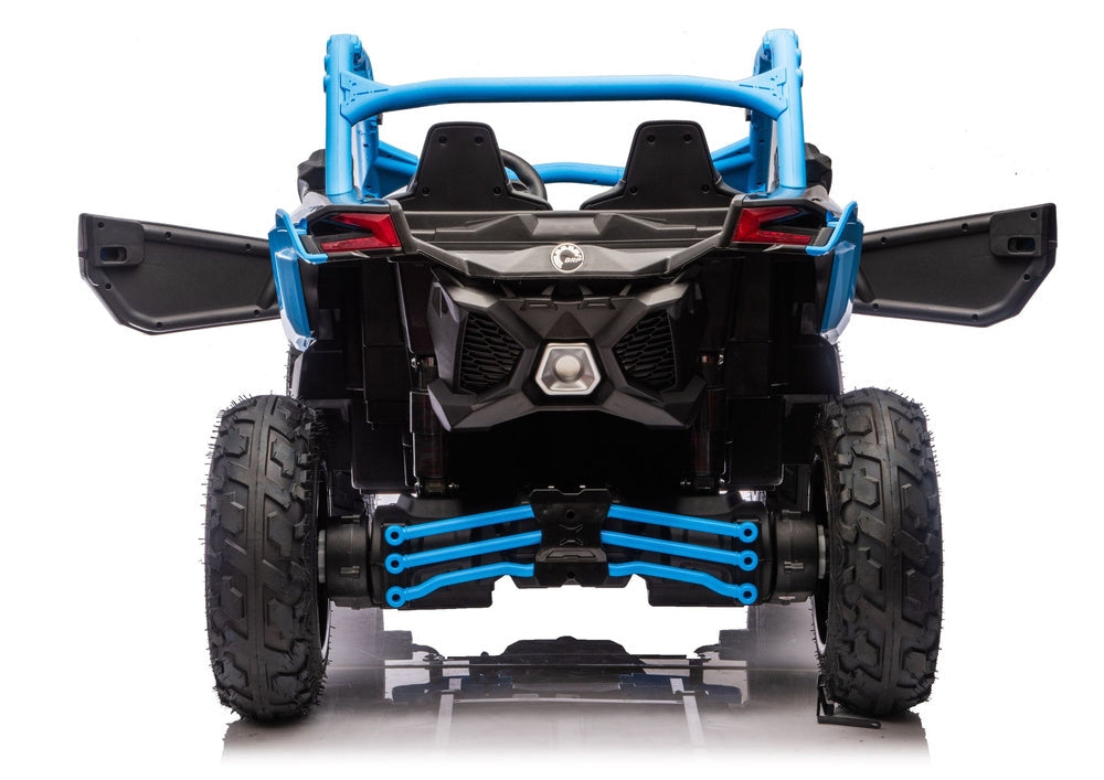 Batteridriven åkbil CAN-AM Maverick Turbo RR Strong Air blå