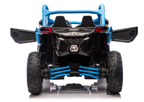 Batteridriven åkbil CAN-AM Maverick Turbo RR Strong Air blå