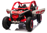 Batteridriven åkbil CAN-AM Maverick Turbo RR röd